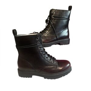Bowfin Women’s Combat Boots Burgundy Size 6.5 W NIB
